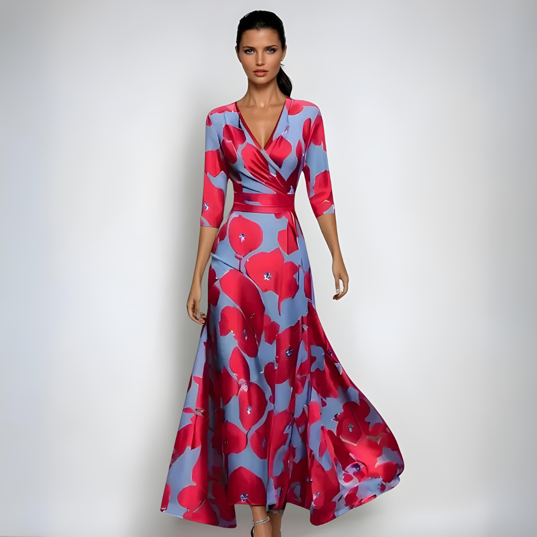 Hanna™ | Elegant Omlott-Maxiklänning