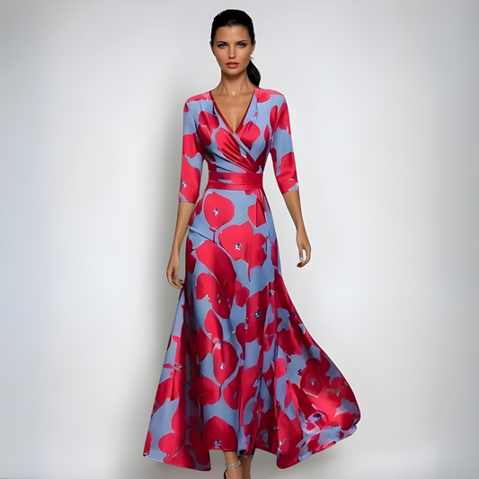 Hanna™ | Elegant Omlott-Maxiklänning