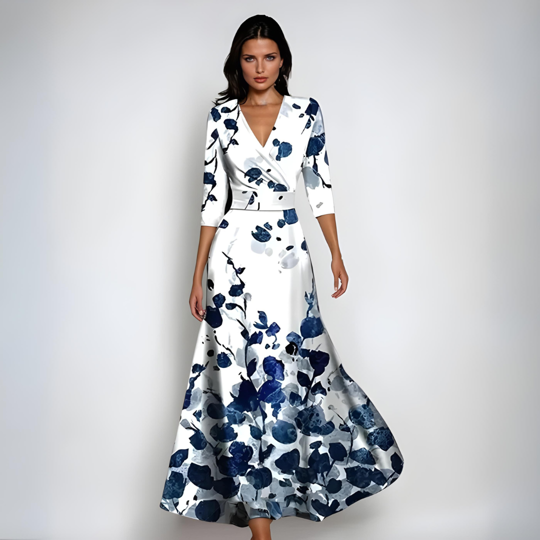 Hanna™ | Elegant Omlott-Maxiklänning