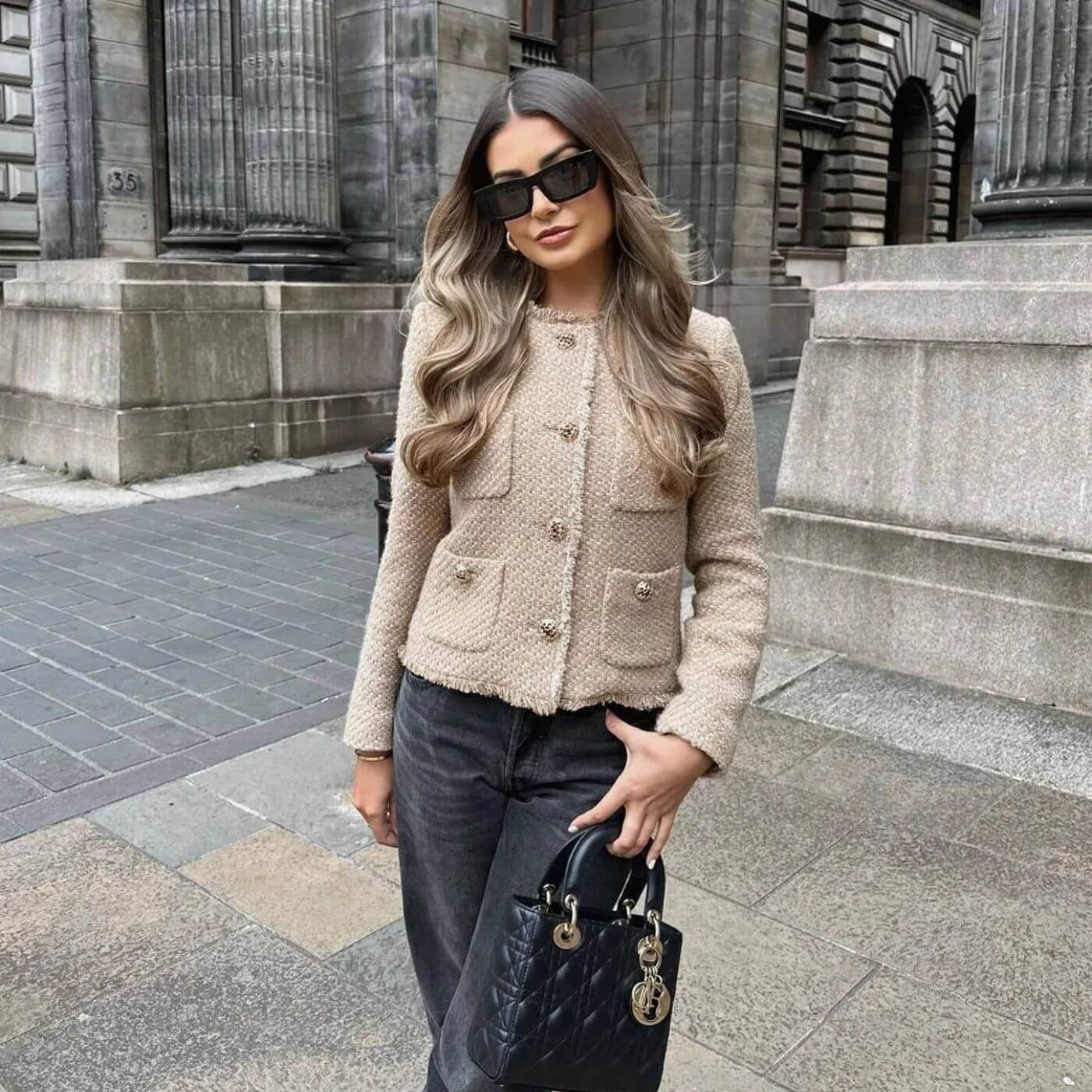 Laura™ – Snygg Tweedjacka
