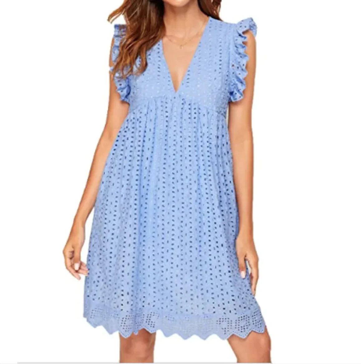 Elegant V-Lace Dress