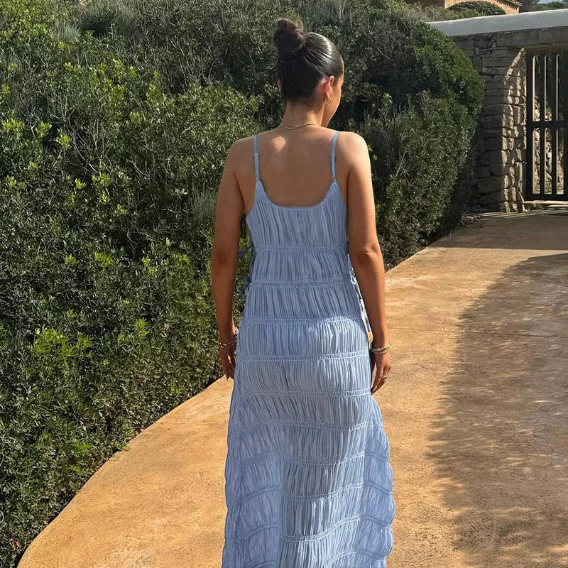 Elegant V-Neck Sling Dress